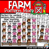 Preschool Farm Activities - Barn Math Pattern Mats - Anima