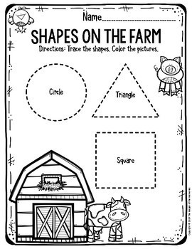 preschool farm theme printable worksheets by the keeper of the memories