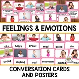 Preschool Feelings and Emotions Conversation Cards and Posters