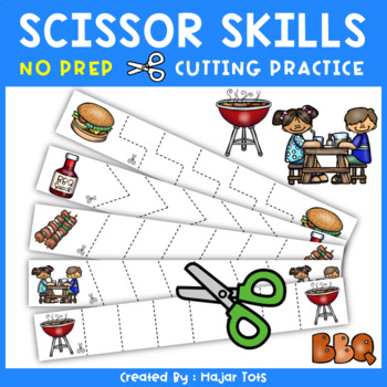 Scissor Skills Cutting Practice #Summer Graphic by MiaPrintus · Creative  Fabrica