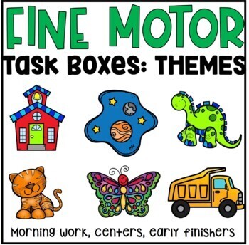 Morning Work Apple Themed Task Boxes Preschool