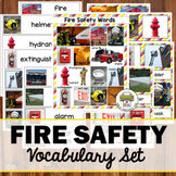 Preschool Fire Safety Vocabulary Set