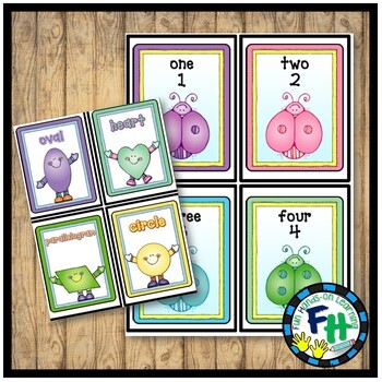 Preschool Flash Cards by Fun Hands-on Learning | TpT