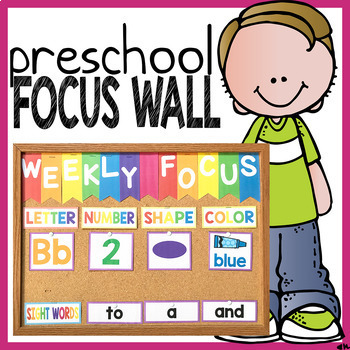 Preview of Preschool Focus Wall