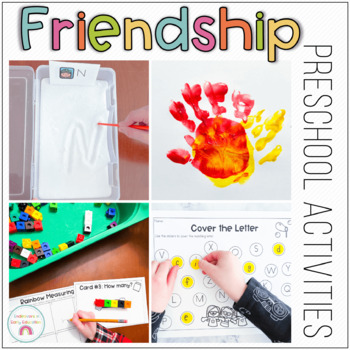 Preview of Preschool Friendship Unit