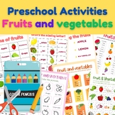 Preschool Fruits and Vegetables Learning Kit: Discover, Ta