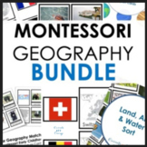 Preschool Geography Activities - Montessori Geography Bundle