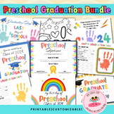 Preschool Gradation Bundle|END OF YEAR|Diploma, Invitation