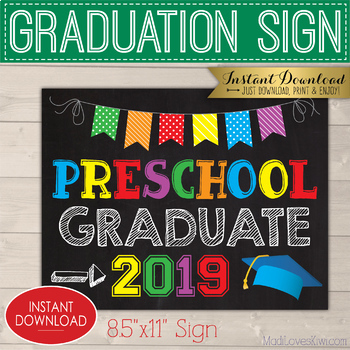 graduation sign teaching resources teachers pay teachers