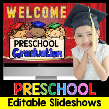 Preview of Preschool Graduation Memory Slideshow Awards Music Songs Pre-K Assembly Pictures