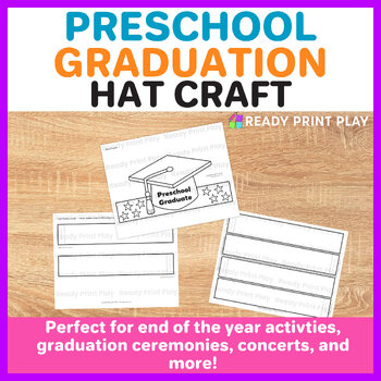 Graduation Hat Paper Headband Printable Craft