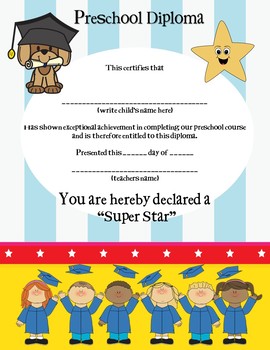 Graduation Day Preschool Pre-K Kindergarten Curriculum | TpT