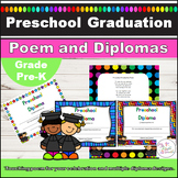 Preschool Graduation Poem And Editable Diplomas End of Yea