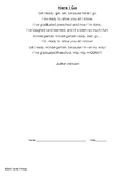 Preschool Graduation Poem