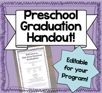 Preview of Preschool Graduation Program!