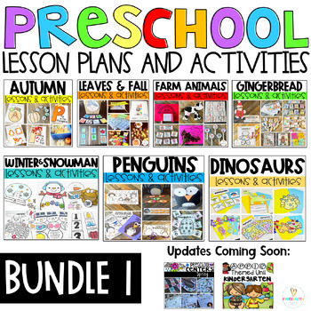 Preschool Centers and Activities Bundle #1 by Kindergarten Rocks