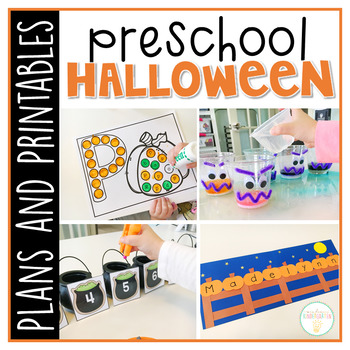 Preview of Preschool: Halloween {Plans and Printables}