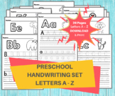 Preschool Handwriting Worksheets/ Alphabet Writing Practic