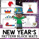 Preschool Happy New Year Pattern Block Mats