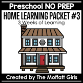 Preschool Home Learning Packet #3 NO PREP (Distance Learning)