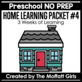 Preschool Home Learning Packet #4 NO PREP (Distance Learning)