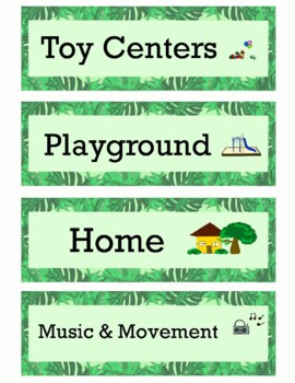 Preview of Preschool/Homeschool Routine Board - Printable