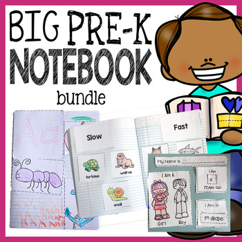 Preview of Preschool Interactive Notebook Bundle