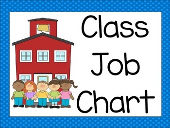 Preschool Job Chart