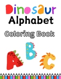 Preschool-Kindergarten ABC Dinosaur Themed Alphabet Colori