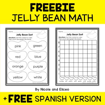 FREE Jelly Bean Sort Math Activity by Nicole and Eliceo | TpT