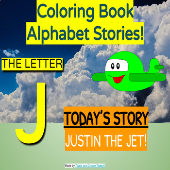 Alfabet lore Coloring pages / The letter J and its human image