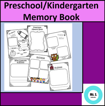 Memory Book-Preschool-Kindergarten