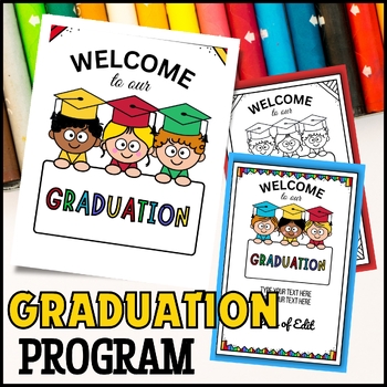 Preview of Preschool & Kindergarten Graduation Bundle: Crafts, Certificates, Memory Books &