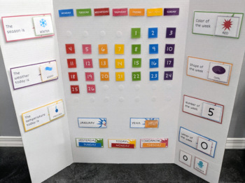 Preview of Preschool Kindergarten Homeschool Circle Time Board Morning | Printable