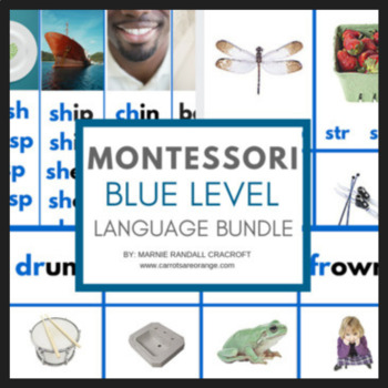 Preview of [Blue Level] Montessori Language Bundle