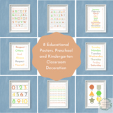 Preschool/Kindergarten Learning Poster Bundle