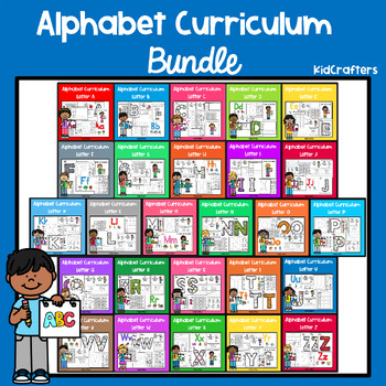 Preschool | Kindergarten Learning the Alphabet Curriculum Bundle by ...