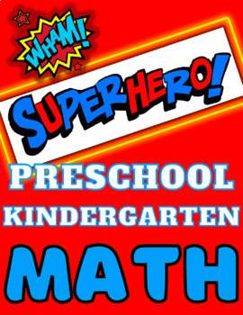 Preview of Preschool Kindergarten Math SMARTBoard Superhero Theme! Ten Dot Frame