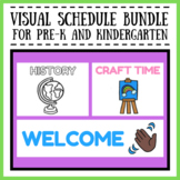 Preschool & Kindergarten Visual Schedule Bundle | Pre-read