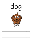 Preschool/Kindergarten Vocabulary Writing