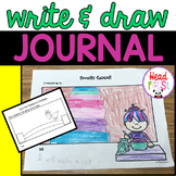 Preschool Kindergarten Writing Prompts Journal BUNDLE