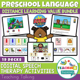 Speech Therapy Boom Cards Bundle | Preschool Language Activities