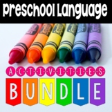 Preschool Language Activities Bundle