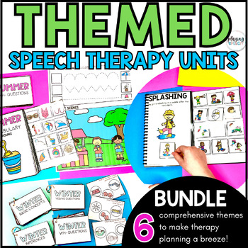 Preview of Complete Speech and Language Thematic Units BUNDLE