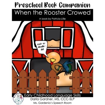 Preview of Preschool Language Book Companion: When the Rooster Crowed