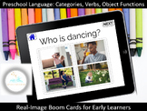 Preschool Language: Boom Cards for Teaching Categories, Ve