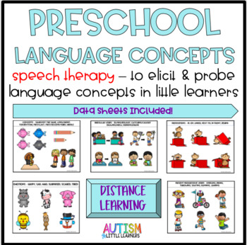 Preschool Language Concepts - Speech Therapy by Autism Little Learners