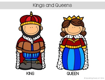 PK Language Lesson Plan for Speech Therapy: Kings & Queens | TpT