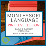 [Pink Level] Preschool Language - Montessori Lessons - Phonics