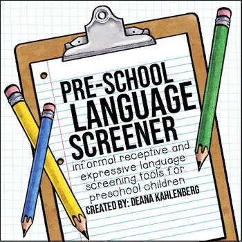 Preview of Preschool Language Screeners